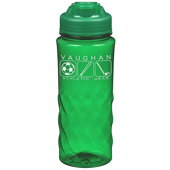 Custom Refresh Captivate Water Bottle with Flip Lid - 20 oz