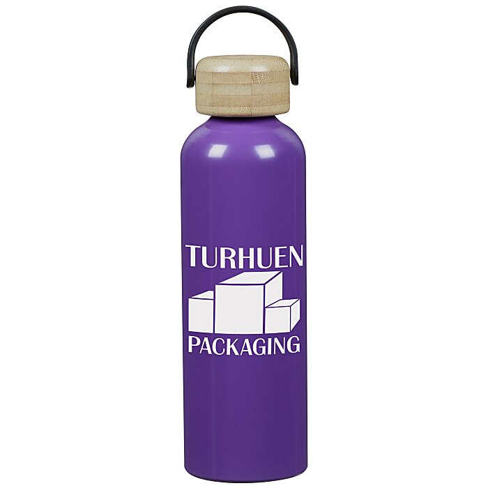 Custom Greenstone Aluminum Bottle - 24 oz - 24 hr