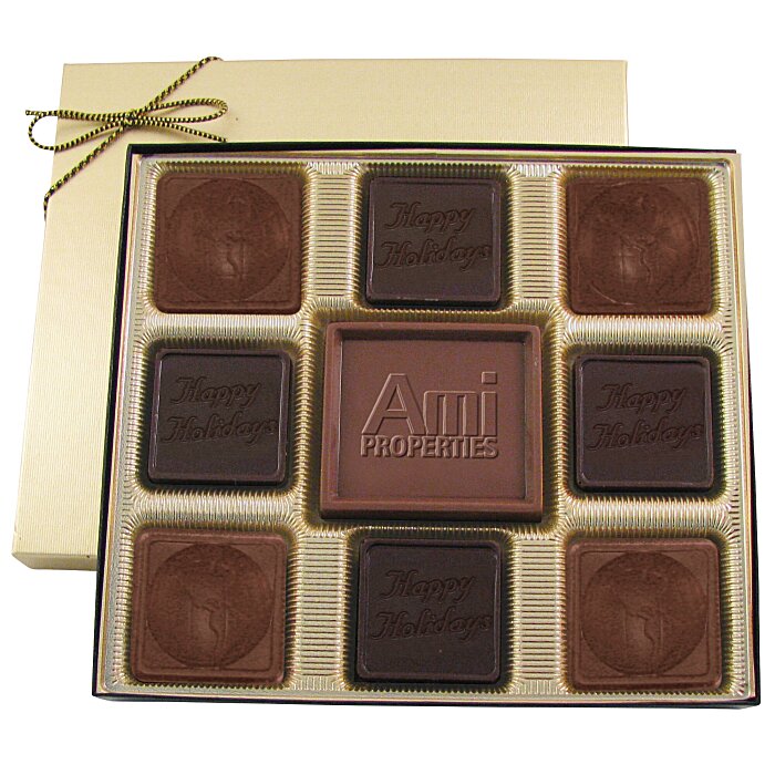 Custom Centrepiece Chocolates - 6 ounces - Thank You & Globe
