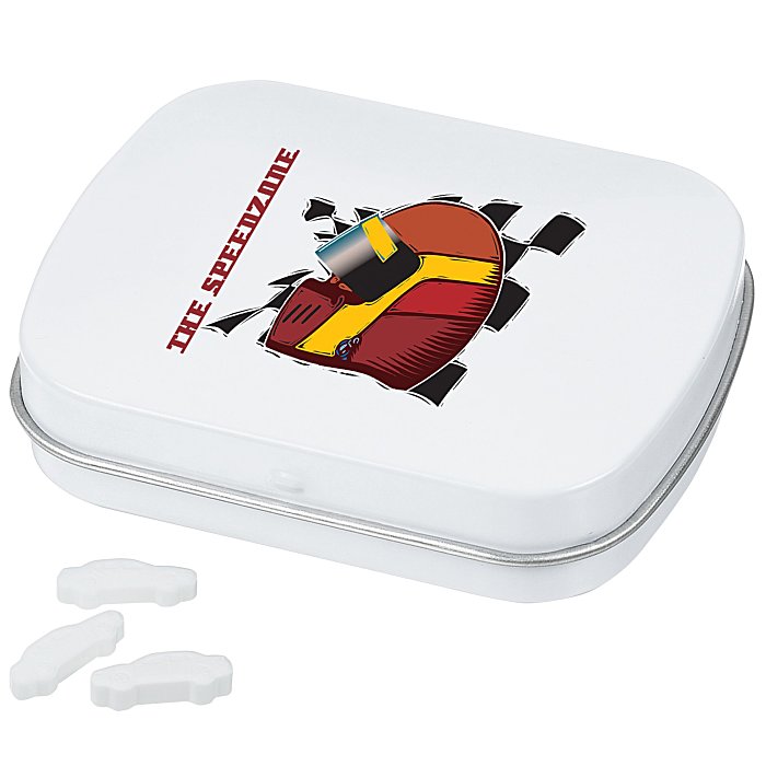 Custom Mint Tin with Shaped Mints - Car