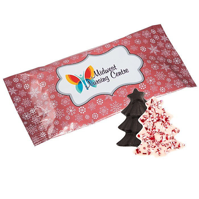 Custom Peppermint Bark Shapes - 1/2 ounce - Tree