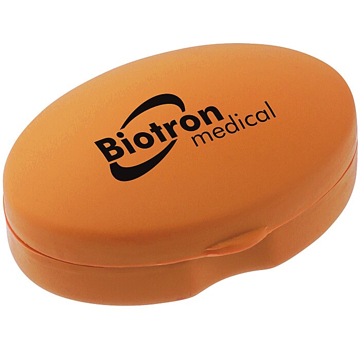 Custom Pill Box Oval Shape - Opaque