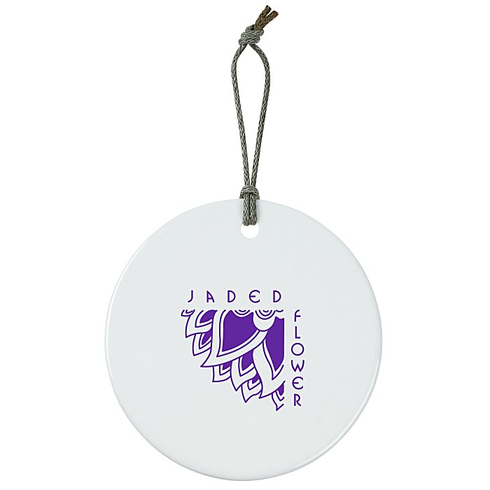 Custom Ceramic Ornament - Round