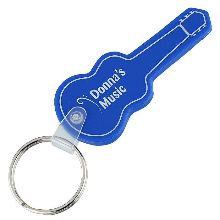 Custom Guitar Soft Keychain - Opaque