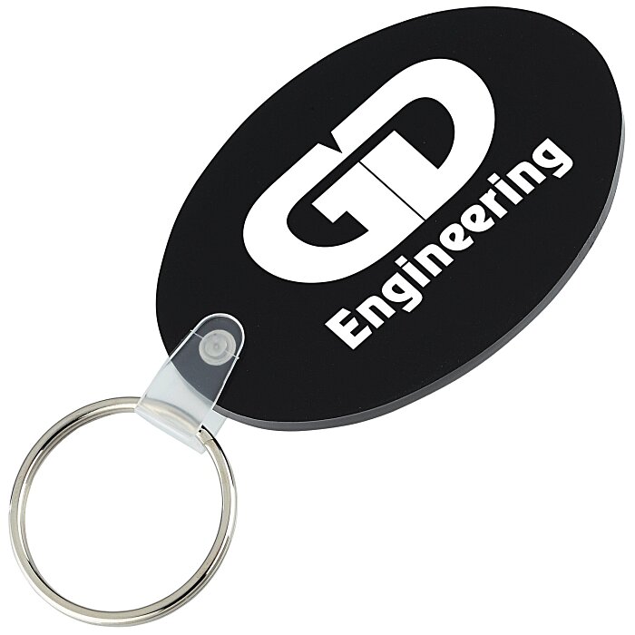 Custom Oval Soft Keychain - Opaque