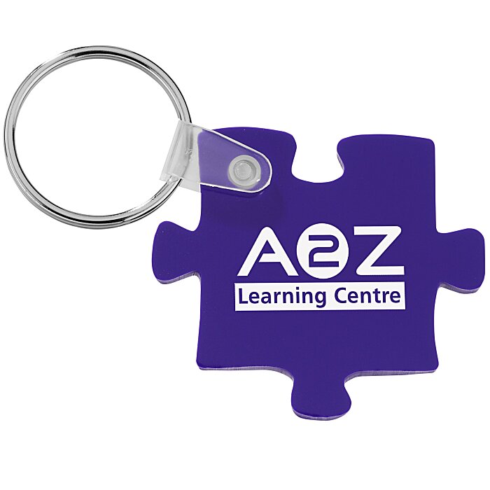 Custom Puzzle Soft Keychain - Opaque