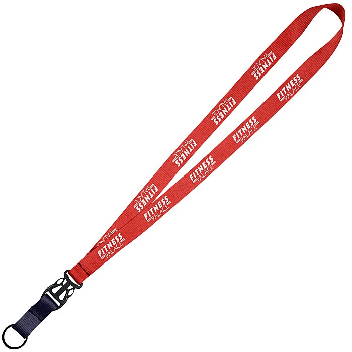Custom Mix and Match Econ Poly Lanyard - 3/4 inch - 38 inches - Metal Split Ring