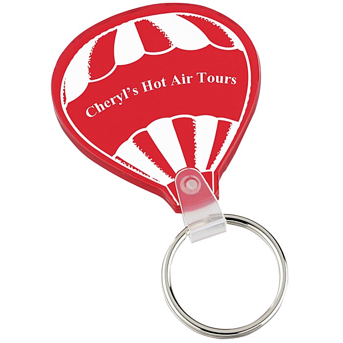 Custom Air Balloon Soft Keychain - Translucent