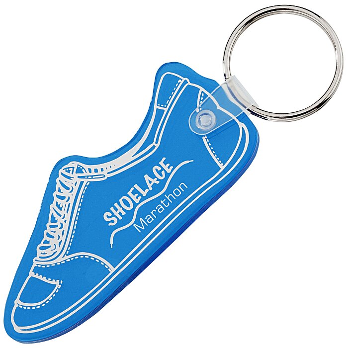 Custom Running Shoe Soft Keychain - Translucent
