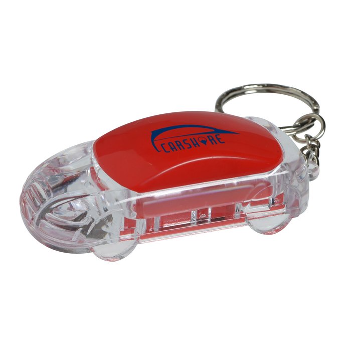 Custom Flashing Car Keychain