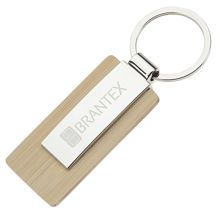 Custom Chesterton Bamboo Keychain
