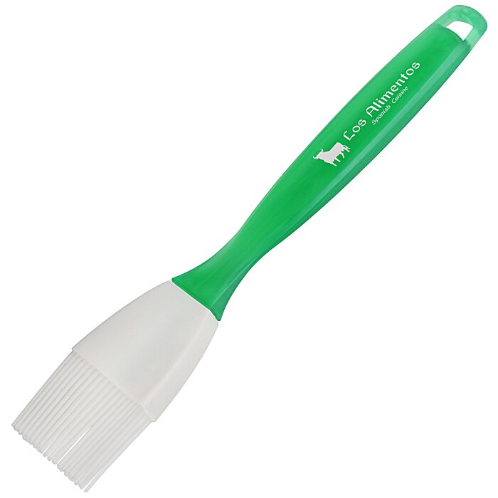 Custom Vivid Colour Silicone Basting Brush - Translucent