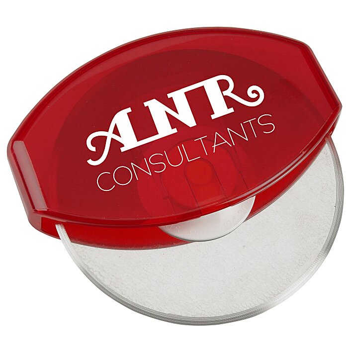 Custom Gourmet Pizza Cutter - Translucent - Metal Blade