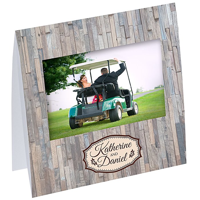 Custom Full Colour Mini Picture Frame - Wide
