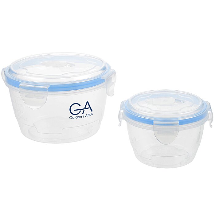 Custom Nesting Locking Lid Container Set