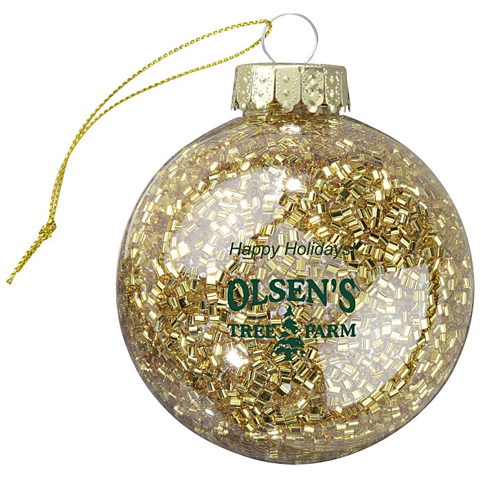 Custom Holiday Glitz Ornament