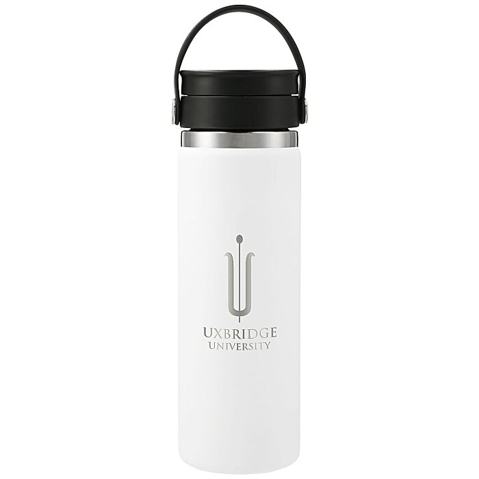 Custom Hydro Flask Wide Mouth with Flex Sip Lid - 20 oz - Laser Engraved