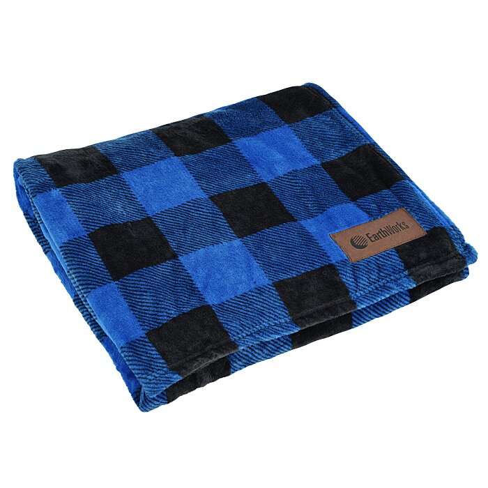 Custom Lumberjack Plaid Plush Blanket