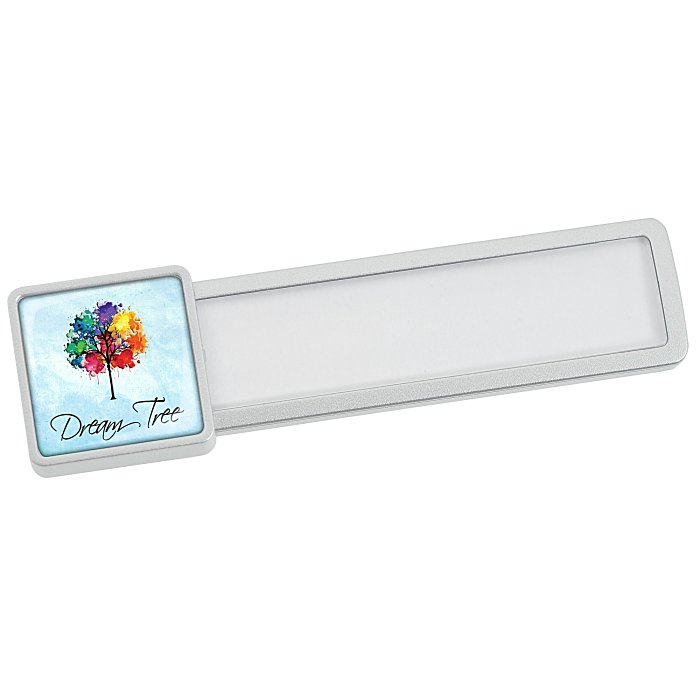 Custom Stellar Name Tag - Square - Magnet Back