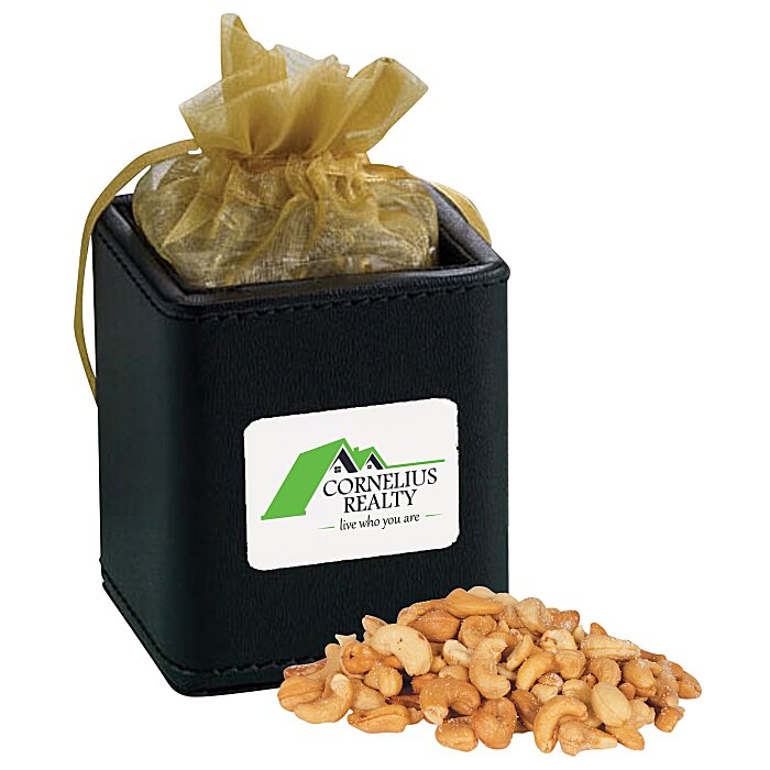 Custom Leatherette Desk Caddy - Cashews