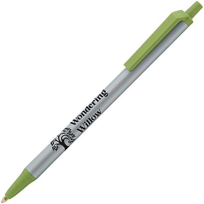 Custom Bic Clic Stic Pen - Metallic