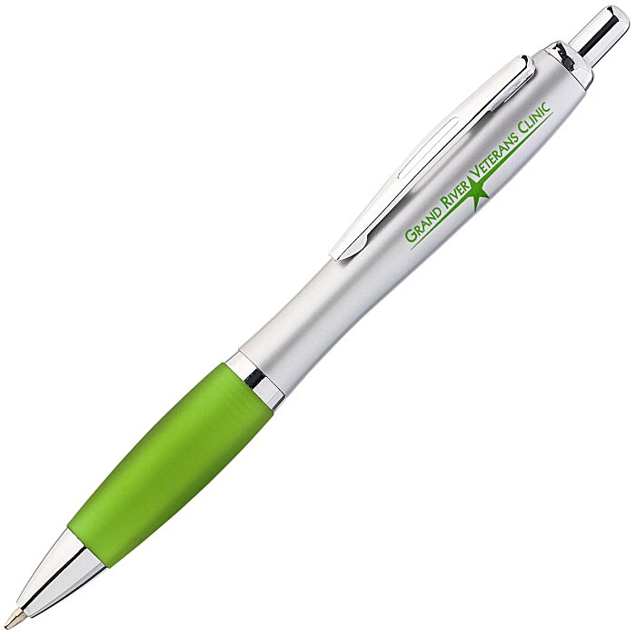 Custom Curvy Pen - Silver Fresh - Gel