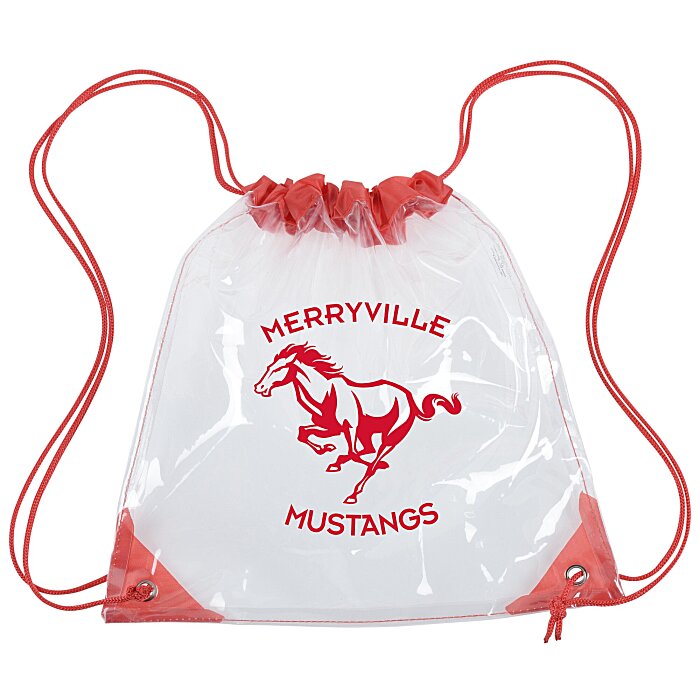 Custom Touchdown Clear Sportpack - 12 inches x 11 1/2 inches