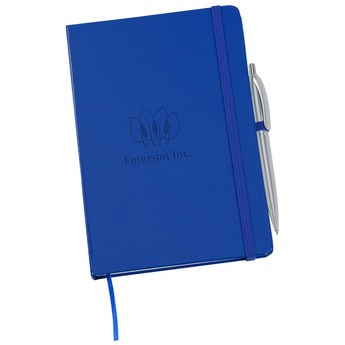 Custom Torsby Notebook with Pen - Debossed