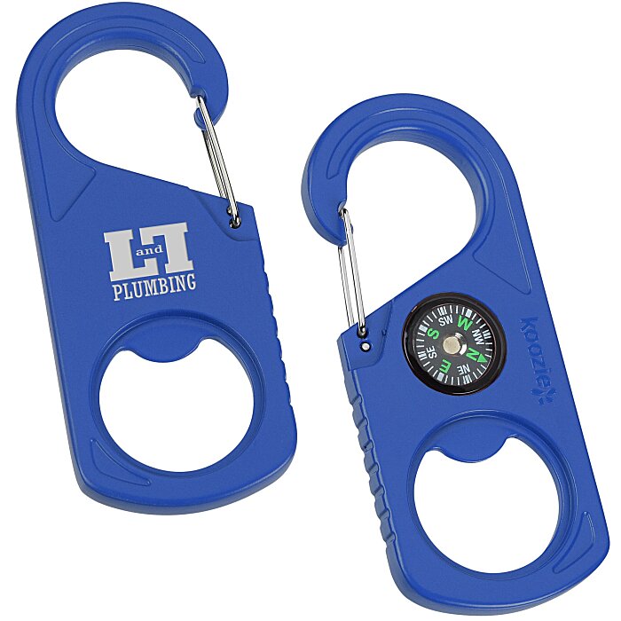Custom Koozie® 2-in-1 Carabiner Bottle Opener
