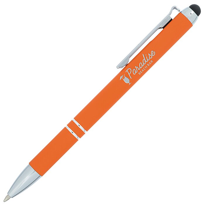 Custom Caddo Soft Touch Stylus Metal Pen
