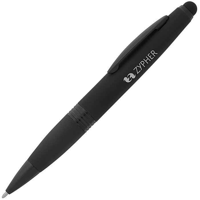 Custom Munro Soft Touch Stylus Twist Metal Pen