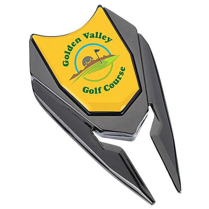 Custom Metal Divot Tool with Ball Marker