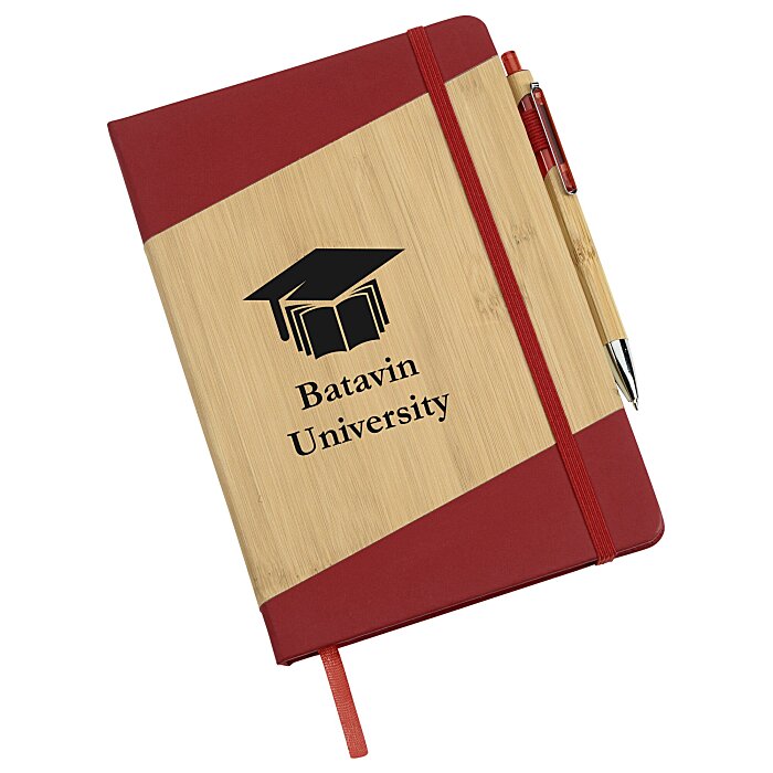 Custom Sunray Notebook with Pen