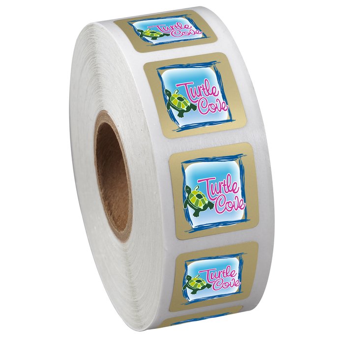 Custom Full Colour Sticker by the Roll - Square - 3/4