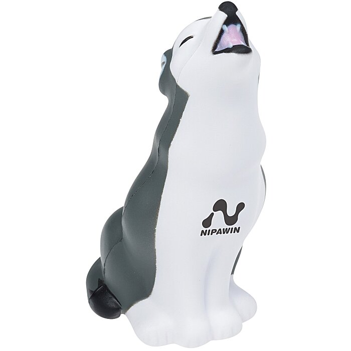Custom Grey Wolf Stress Reliever