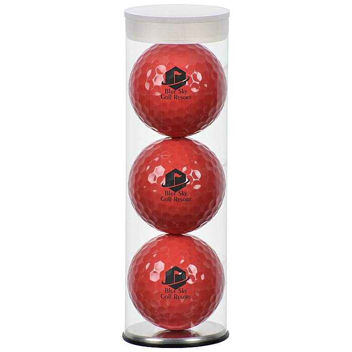 Custom Colourful Golf Ball - Tube