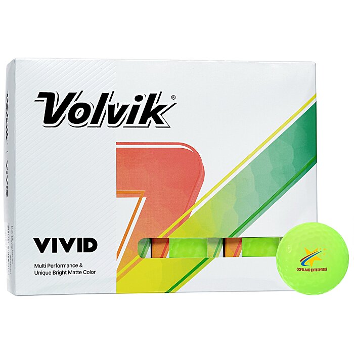 Custom Volvik Vivid Golf Ball - Dozen
