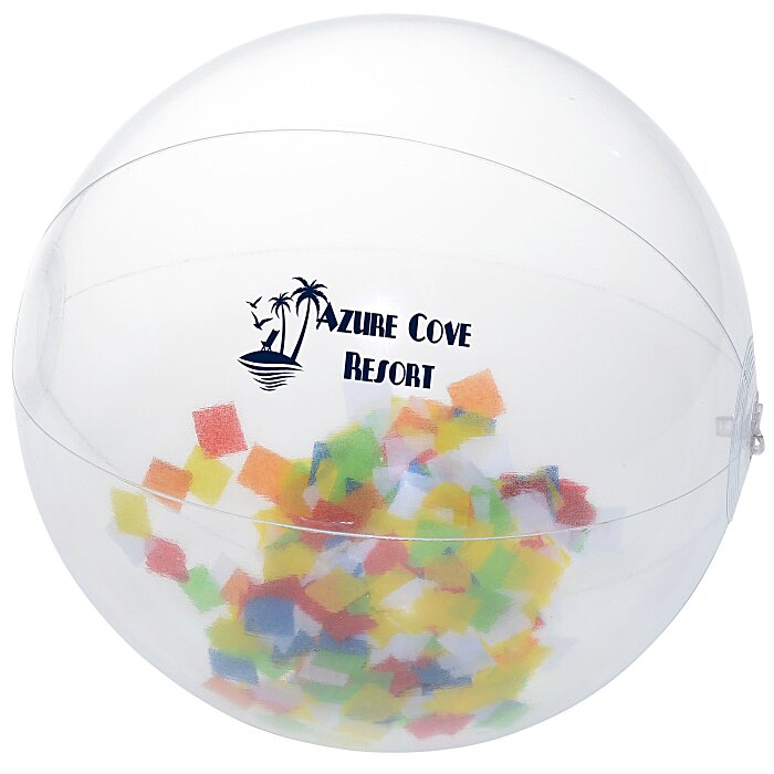Custom Confetti Beach Ball