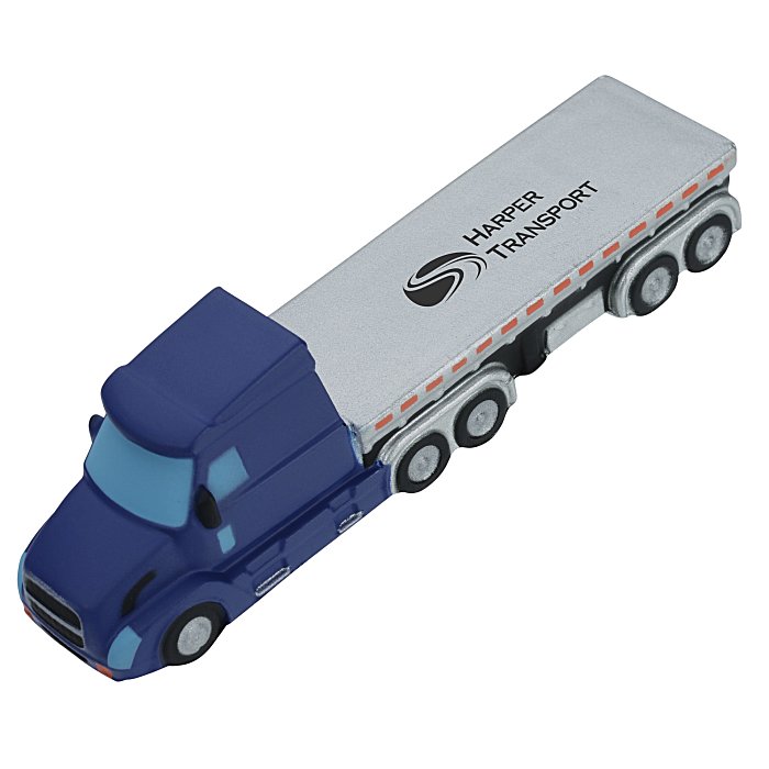 Custom Semi Flatbed Truck Stress Reliever