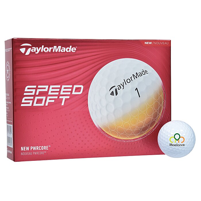 Custom TaylorMade SpeedSoft Golf Ball - Dozen