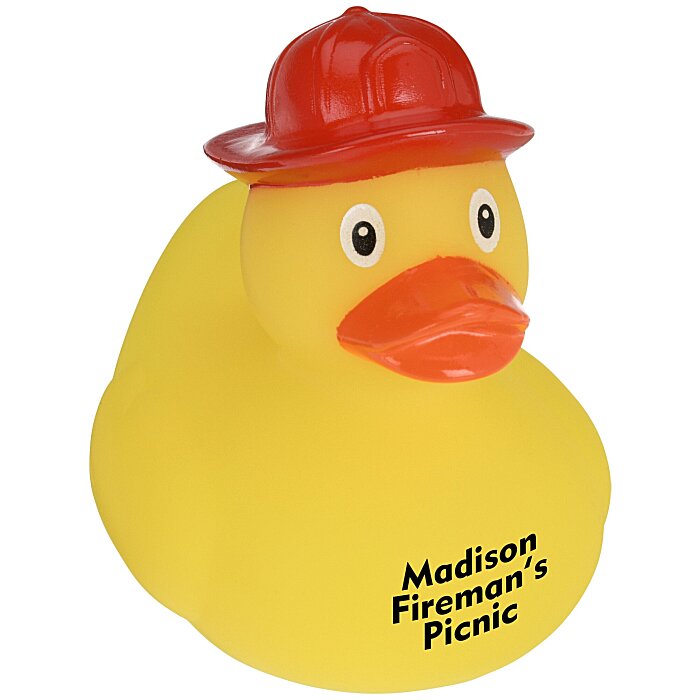 Custom Rubber Duck - Firefighter