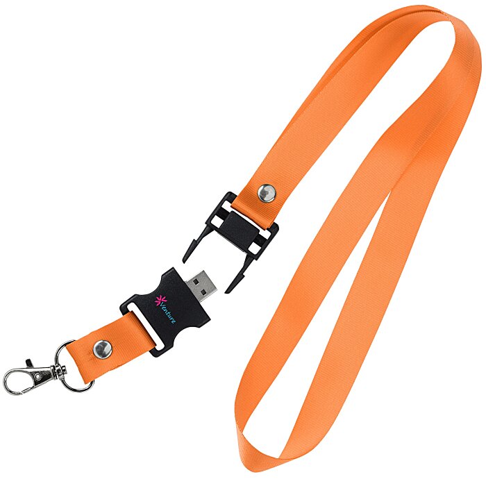 Custom Lanyard USB Drive - 8 GB
