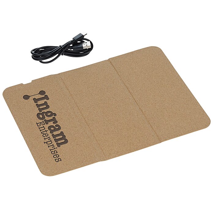 Custom Fold Up Mouse Pad with Wireless Charging Pad