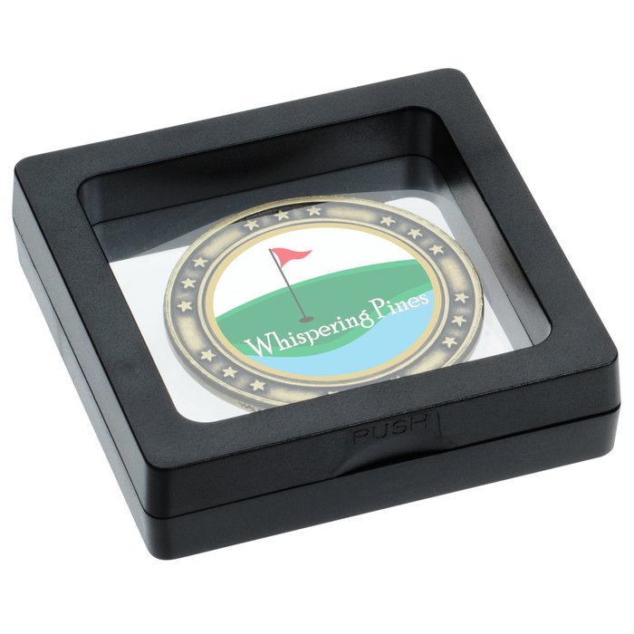 Custom Challenge Coin with Case