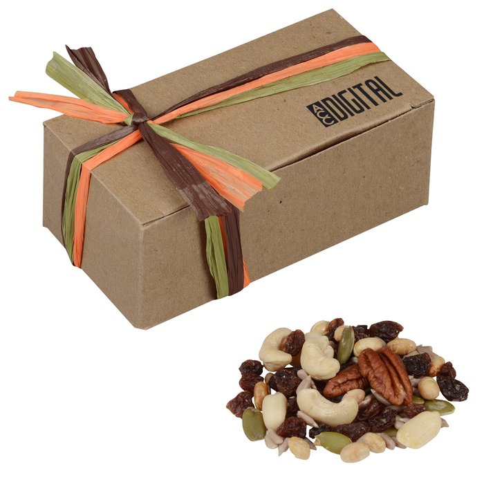 Custom Natural Kraft Box - Deluxe Trail Mix