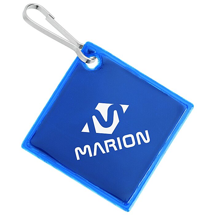 Custom Reflective Zipper Pull - Diamond