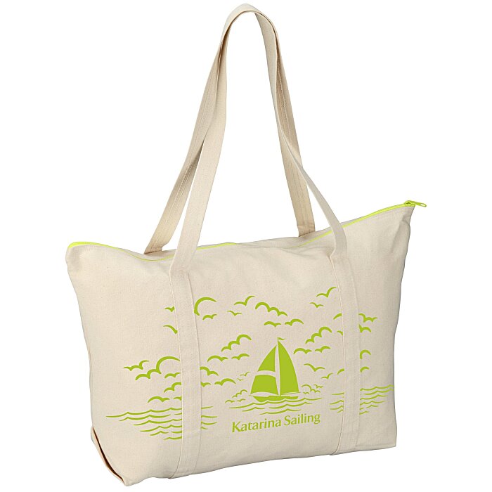 Custom Chroma Zip 10-oz Cotton Weekender