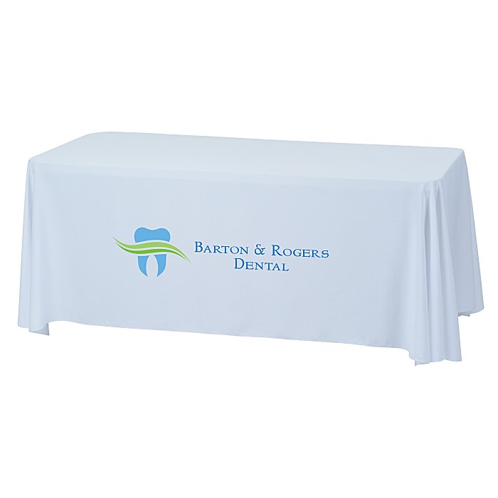 Custom Serged Closed-Back Stain Resistant Table Throw - 6 feet