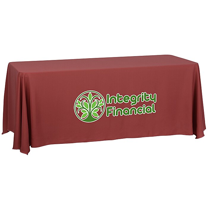 Custom Serged Closed-Back Table Throw - 6 feet