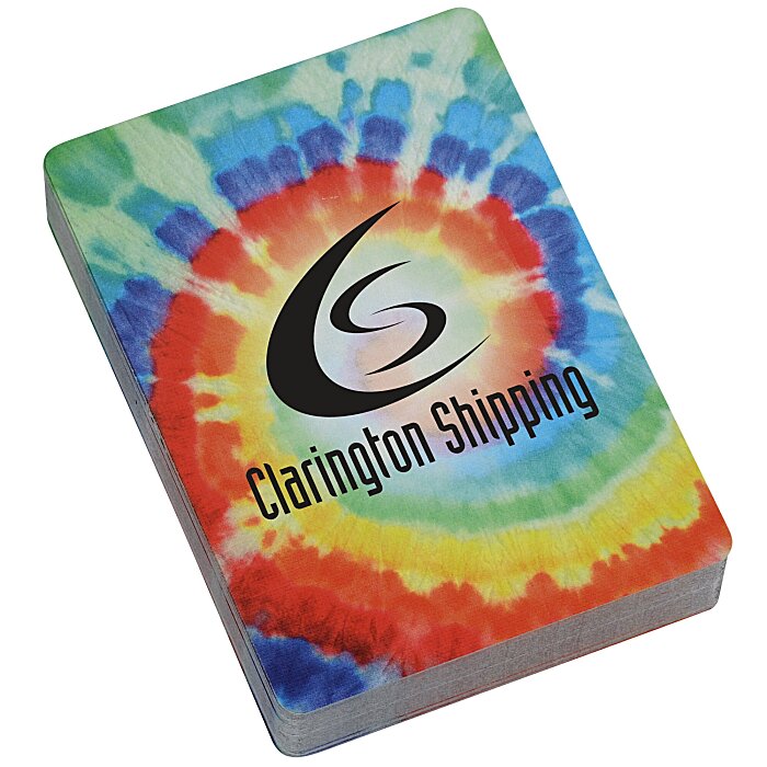 Custom Tie-Dye Playing Cards